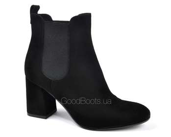 BRAVO MODA 2184/CZARNY ZAMSZ