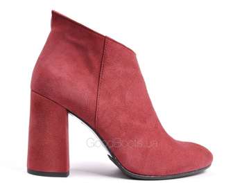 BRAVO MODA 2069/Bordo zamsz