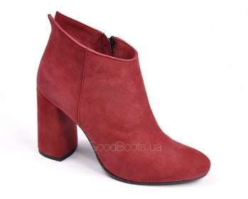 BRAVO MODA 2069/Bordo zamsz