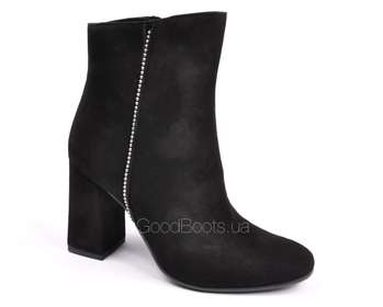 BRAVO MODA 2139/CZARNY ZAMSZ