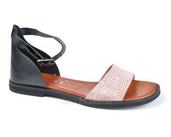 NESSI 18382/CZARNY+ROZ ST